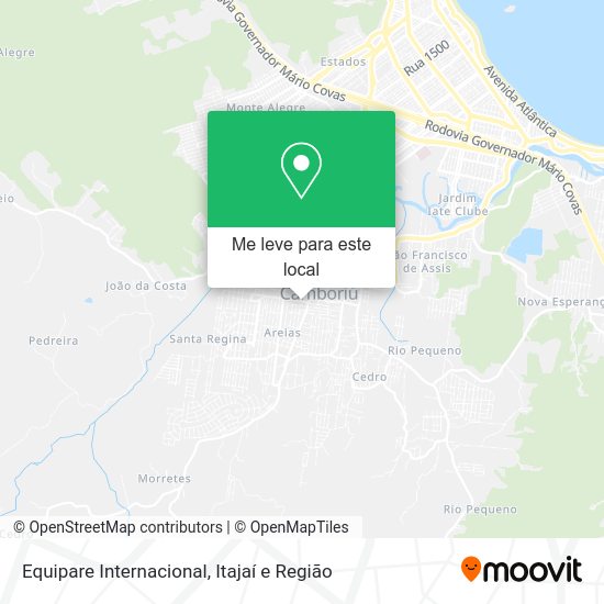 Equipare Internacional mapa