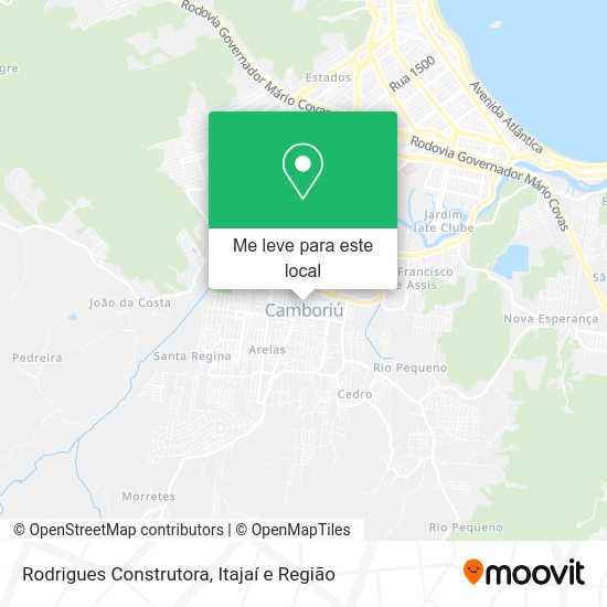 Rodrigues Construtora mapa