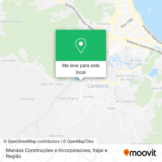 Manaux Construções e Incorporacoes mapa