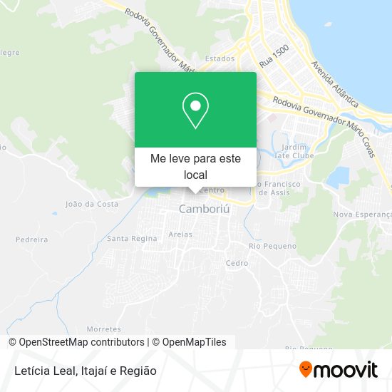 Letícia Leal mapa