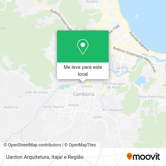 Uardon Arquitetura mapa