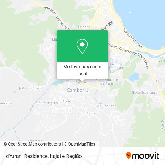 d'Atrani Residence mapa