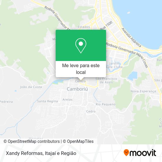 Xandy Reformas mapa