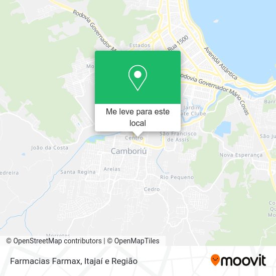 Farmacias Farmax mapa