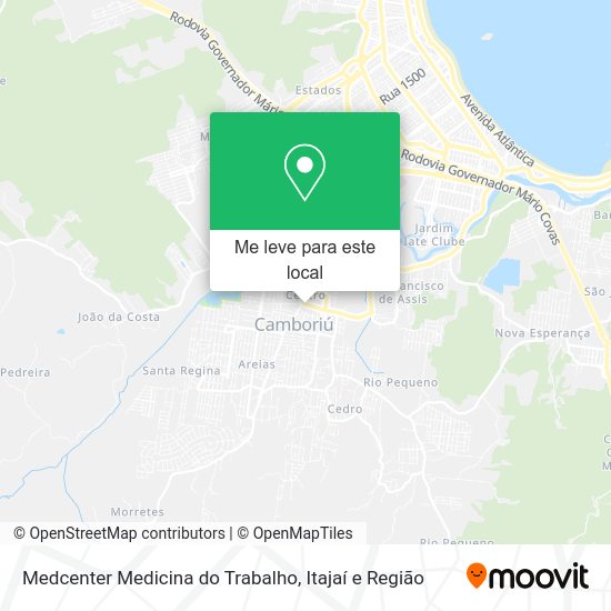 Medcenter Medicina do Trabalho mapa