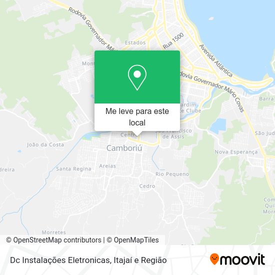 Dc Instalações Eletronicas mapa
