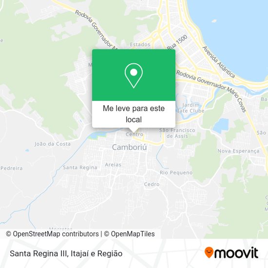 Santa Regina III mapa