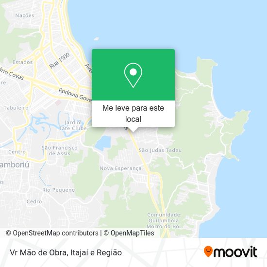 Vr Mão de Obra mapa