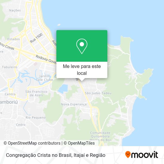 Congregação Crista no Brasil mapa