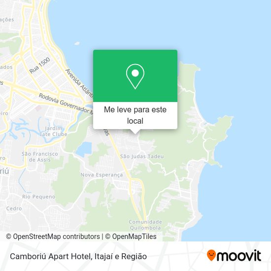 Camboriú Apart Hotel mapa