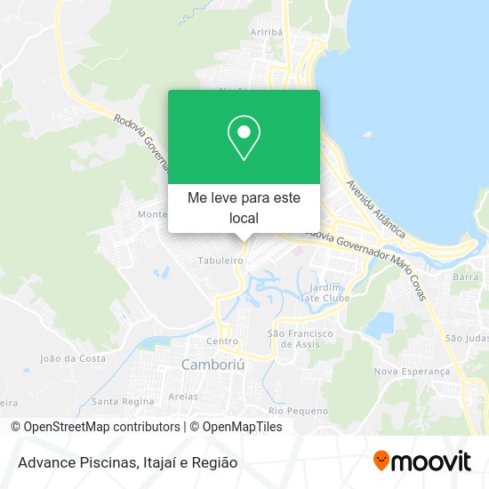 Advance Piscinas mapa