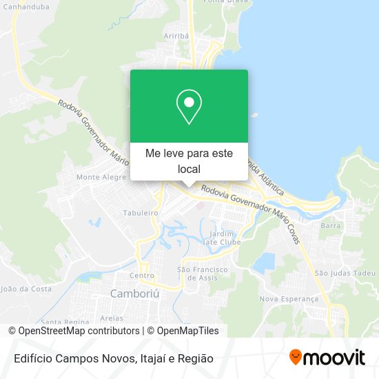 Edifício Campos Novos mapa