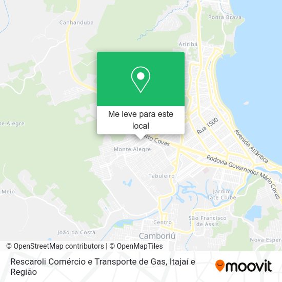 Rescaroli Comércio e Transporte de Gas mapa