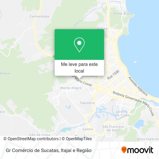Gr Comércio de Sucatas mapa