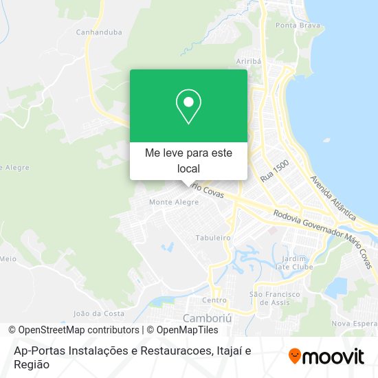 Ap-Portas Instalações e Restauracoes mapa