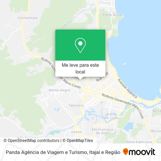 Panda Agência de Viagem e Turismo mapa