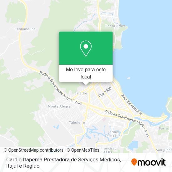 Cardio Itapema Prestadora de Serviços Medicos mapa