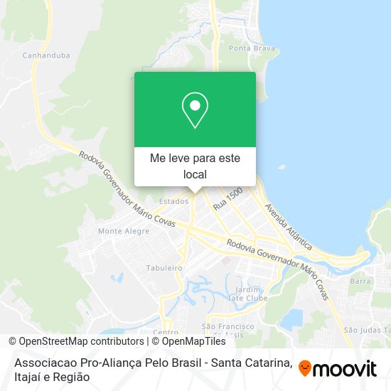 Associacao Pro-Aliança Pelo Brasil - Santa Catarina mapa