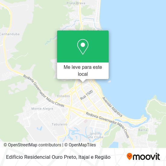 Edifício Residencial Ouro Preto mapa