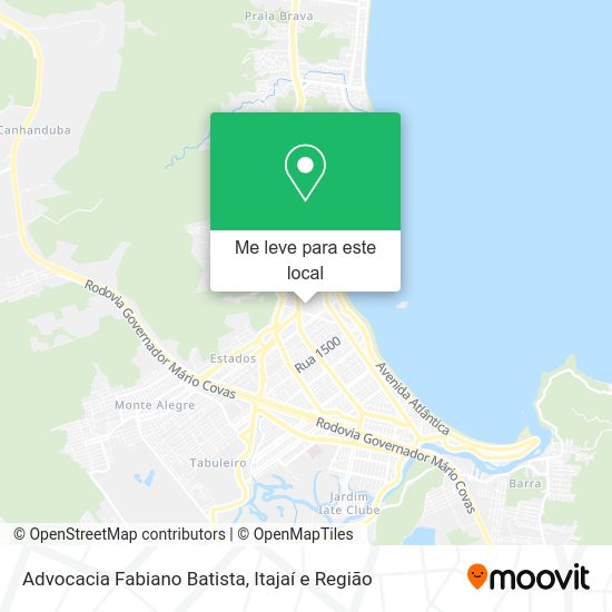 Advocacia Fabiano Batista mapa