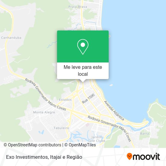 Exo Investimentos mapa