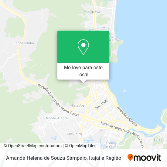 Amanda Helena de Souza Sampaio mapa