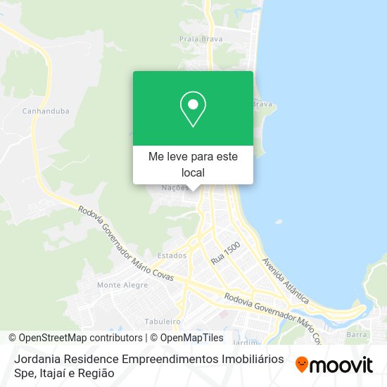 Jordania Residence Empreendimentos Imobiliários Spe mapa