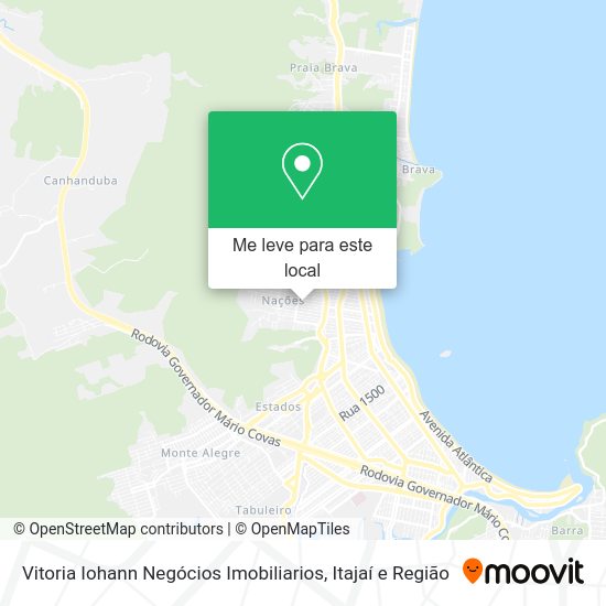 Vitoria Iohann Negócios Imobiliarios mapa