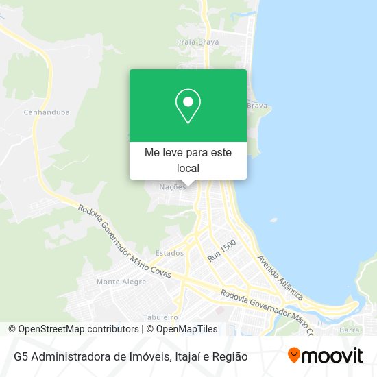 G5 Administradora de Imóveis mapa