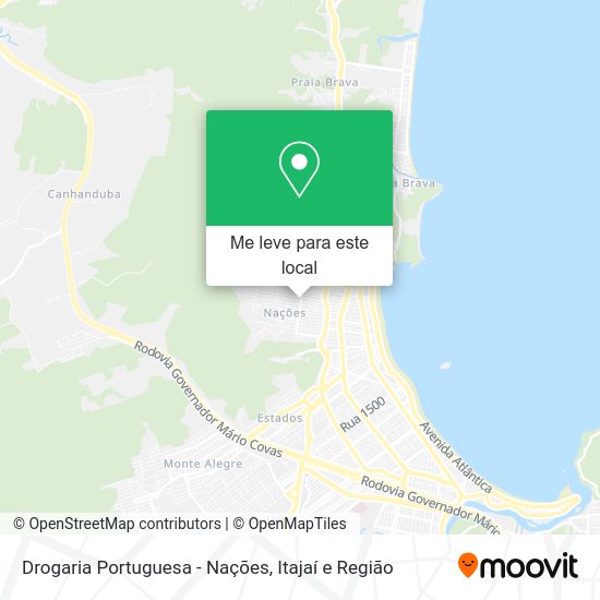 Drogaria Portuguesa - Nações mapa