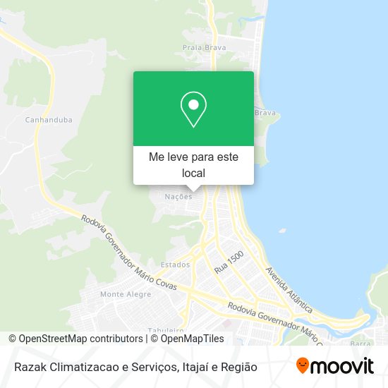 Razak Climatizacao e Serviços mapa