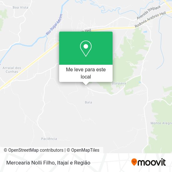 Mercearia Nolli Filho mapa