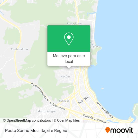 Posto Sonho Meu mapa