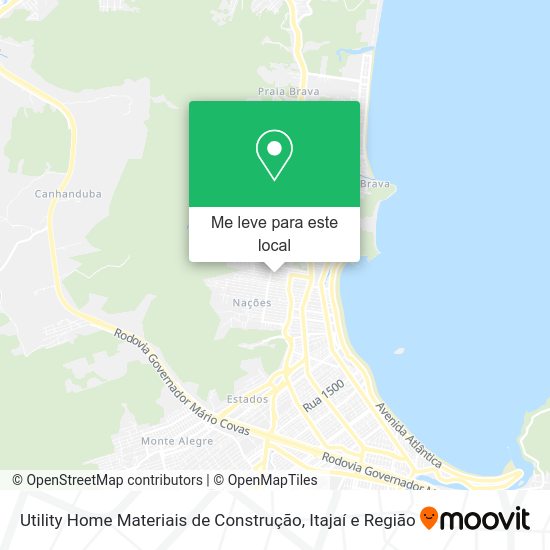 Utility Home Materiais de Construção mapa