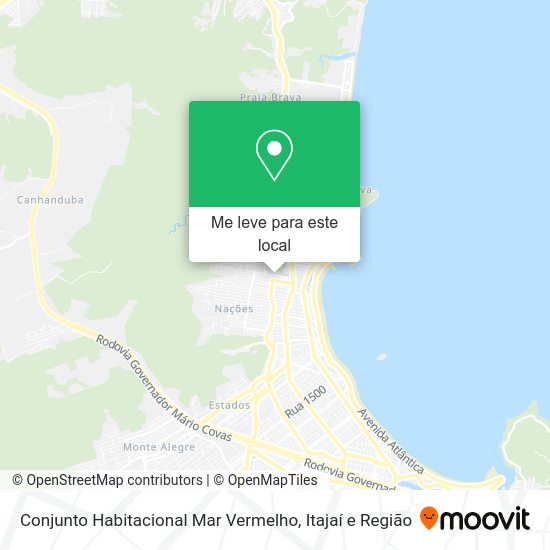 Conjunto Habitacional Mar Vermelho mapa