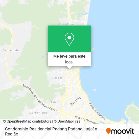 Condomínio Residencial Padang Padang mapa