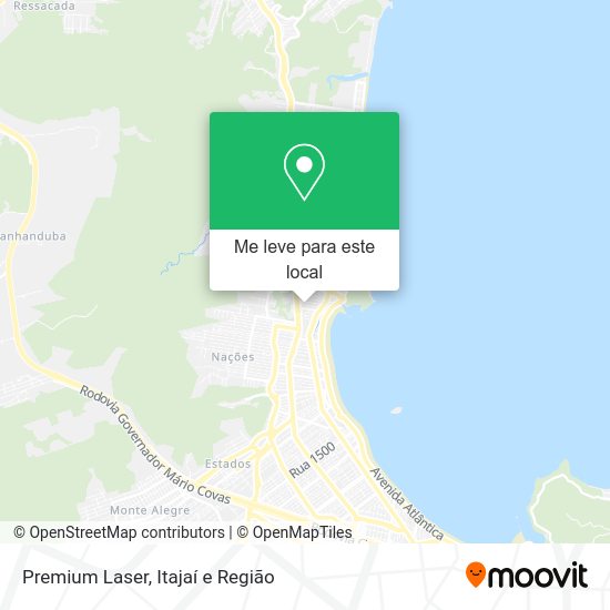 Premium Laser mapa