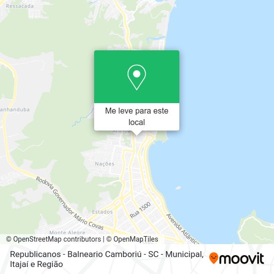 Republicanos - Balneario Camboriú - SC - Municipal mapa