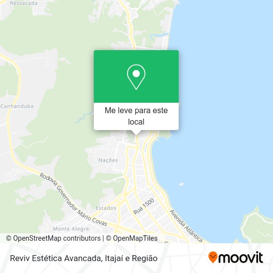 Reviv Estética Avancada mapa