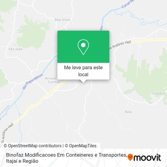 Binofaz Modificacoes Em Conteineres e Transportes mapa