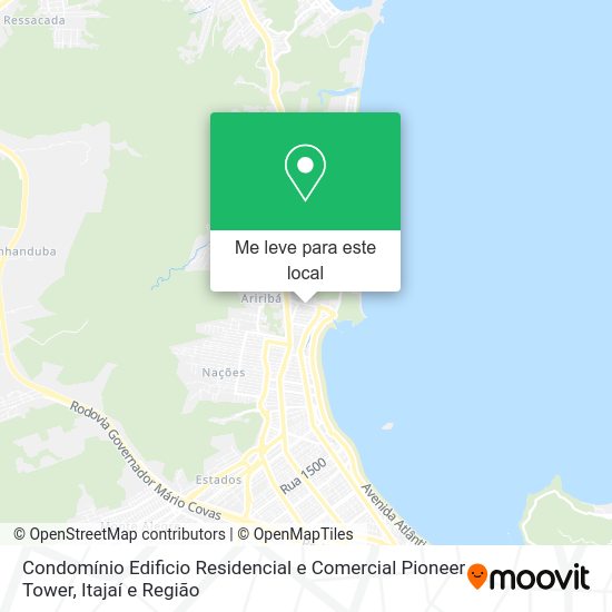 Condomínio Edificio Residencial e Comercial Pioneer Tower mapa