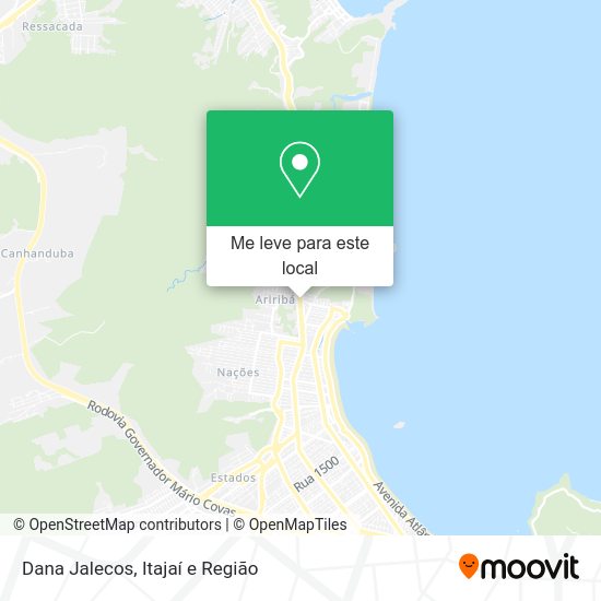 Dana Jalecos mapa