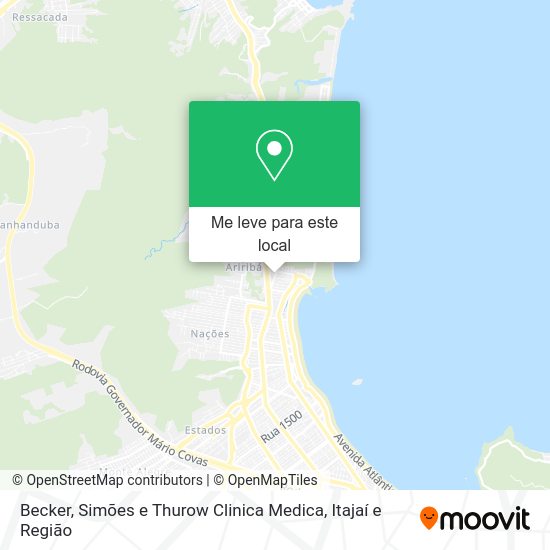 Becker, Simões e Thurow Clinica Medica mapa