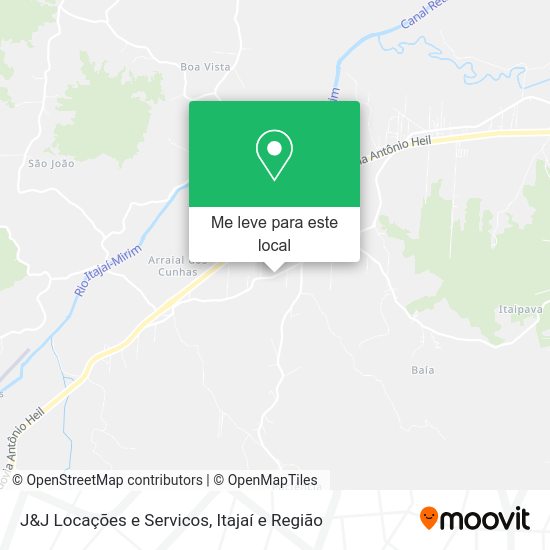 J&J Locações e Servicos mapa