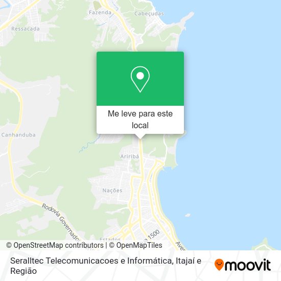 Seralltec Telecomunicacoes e Informática mapa