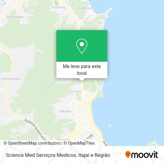 Science Med Serviços Medicos mapa
