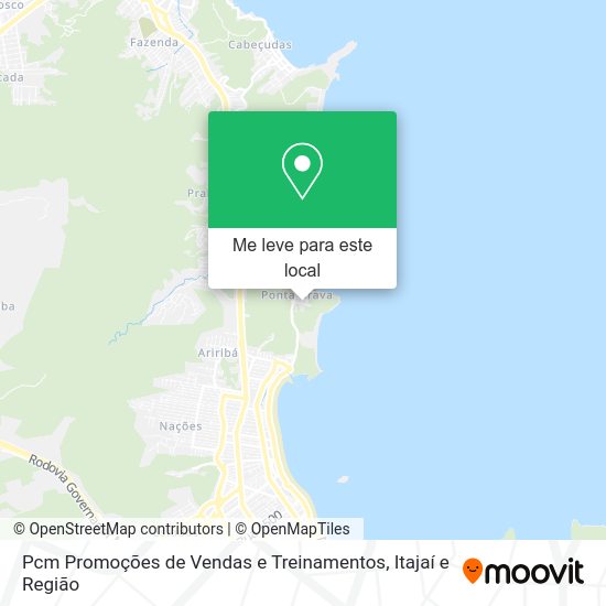 Pcm Promoções de Vendas e Treinamentos mapa