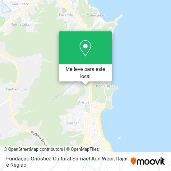 Fundação Gnostica Cultural Samael Aun Weor mapa