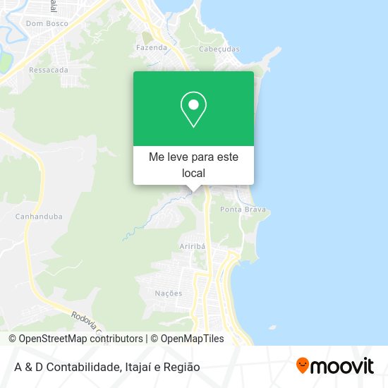 A & D Contabilidade mapa