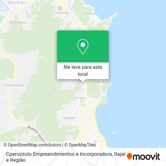 Cperuzzolo Empreendimentos e Incorporadora mapa